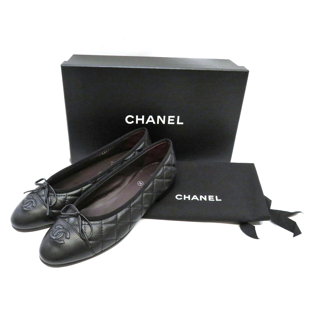 楽天市場】【未使用品】CHANEL【シャネル】G26250 フラットシューズ