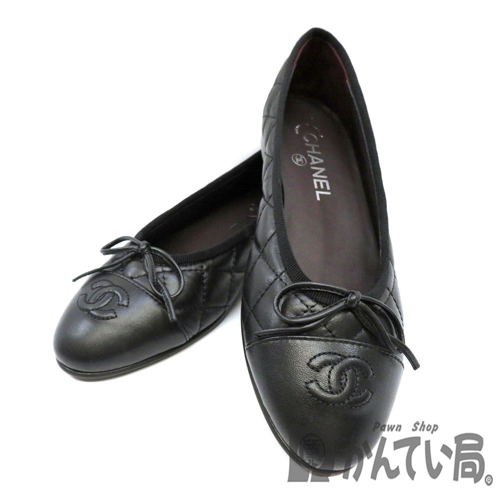 楽天市場】【未使用品】CHANEL【シャネル】G26250 フラットシューズ