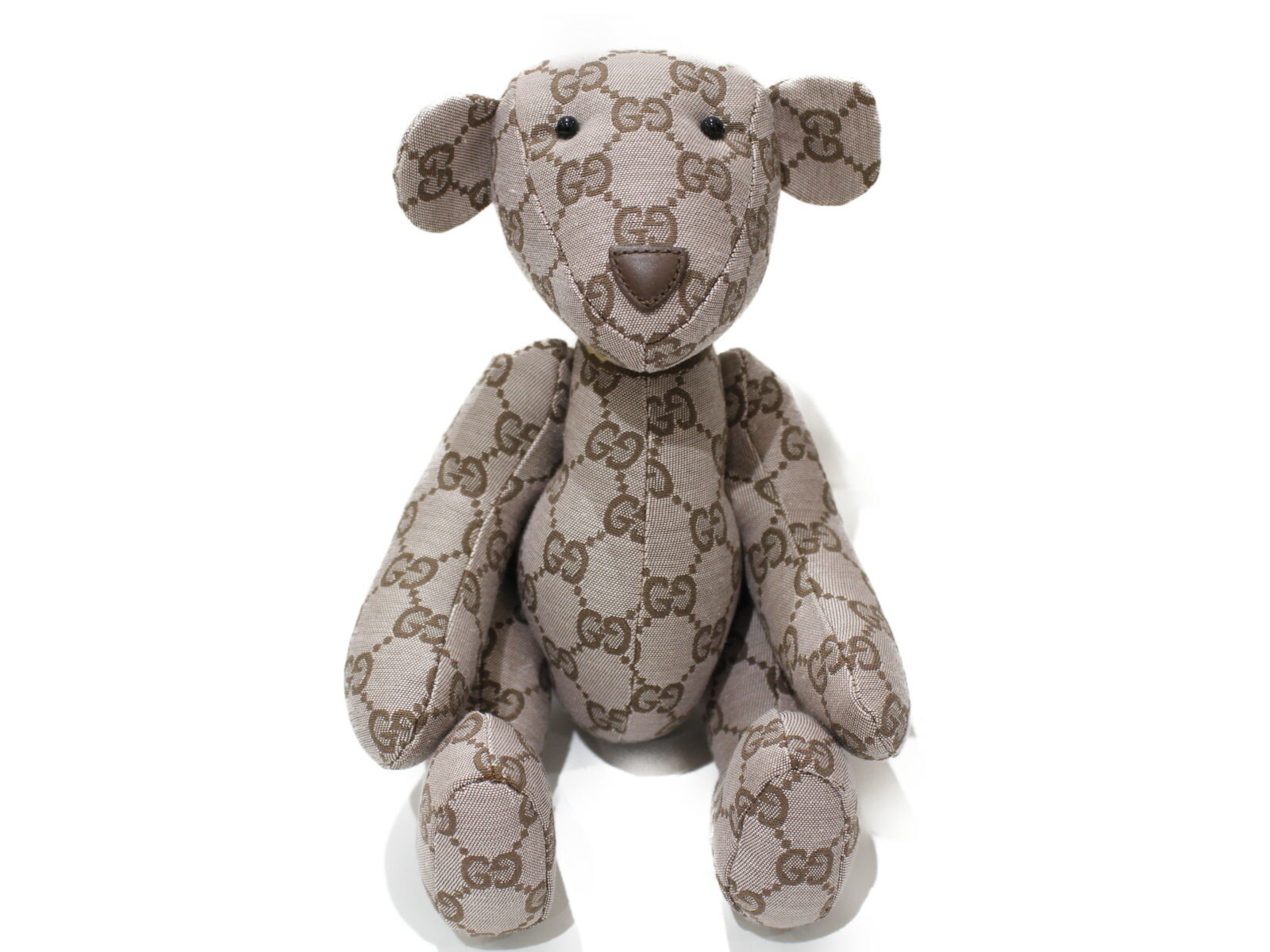 楽天市場】GUCCI グッチ ベアーぬいぐるみ GGキャンバス ピンク クマ