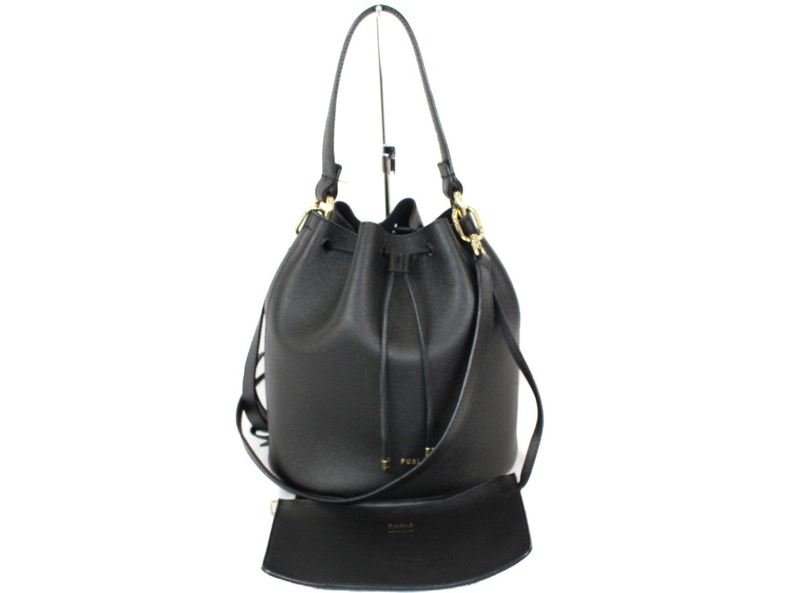 楽天市場】FURLA フルラ バケツ型2WAYバッグ ブラック レザー