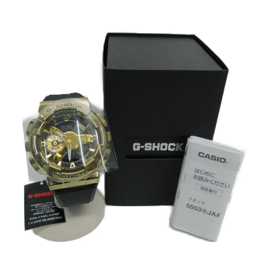 楽天市場】CASIO カシオ G-SHOCK GM-110G-1A9JF クオーツ 電池式