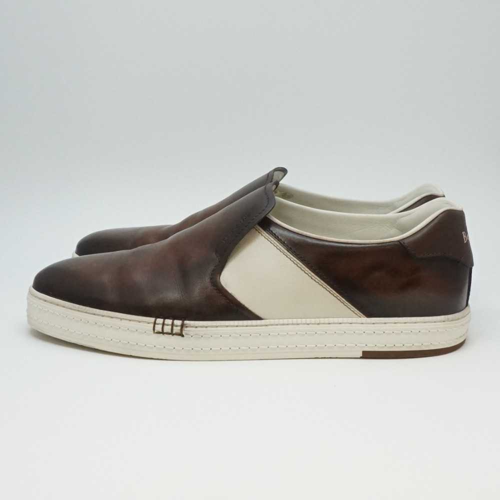 楽天市場】Berluti ベルルッティ レザースニーカー ブラウン 茶 サイズ