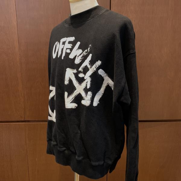 楽天市場】off-white オフホワイト Lサイズ アローロゴ スウェット