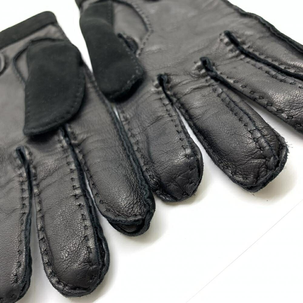 楽天市場】HERMES エルメス レザーグローブ スエード 手袋 セリエ