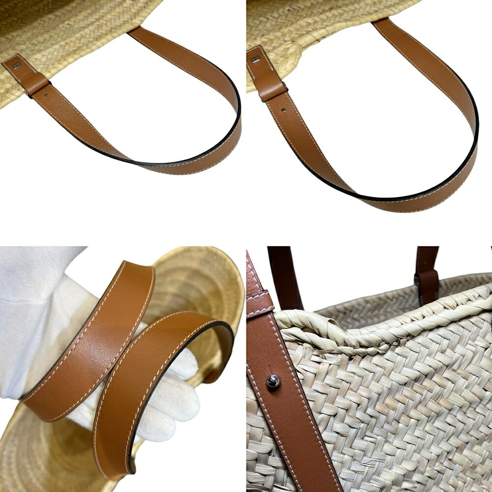 楽天市場】LOEWE 【ロエベ】 バスケットバッグ ミディアム タン ヤシの