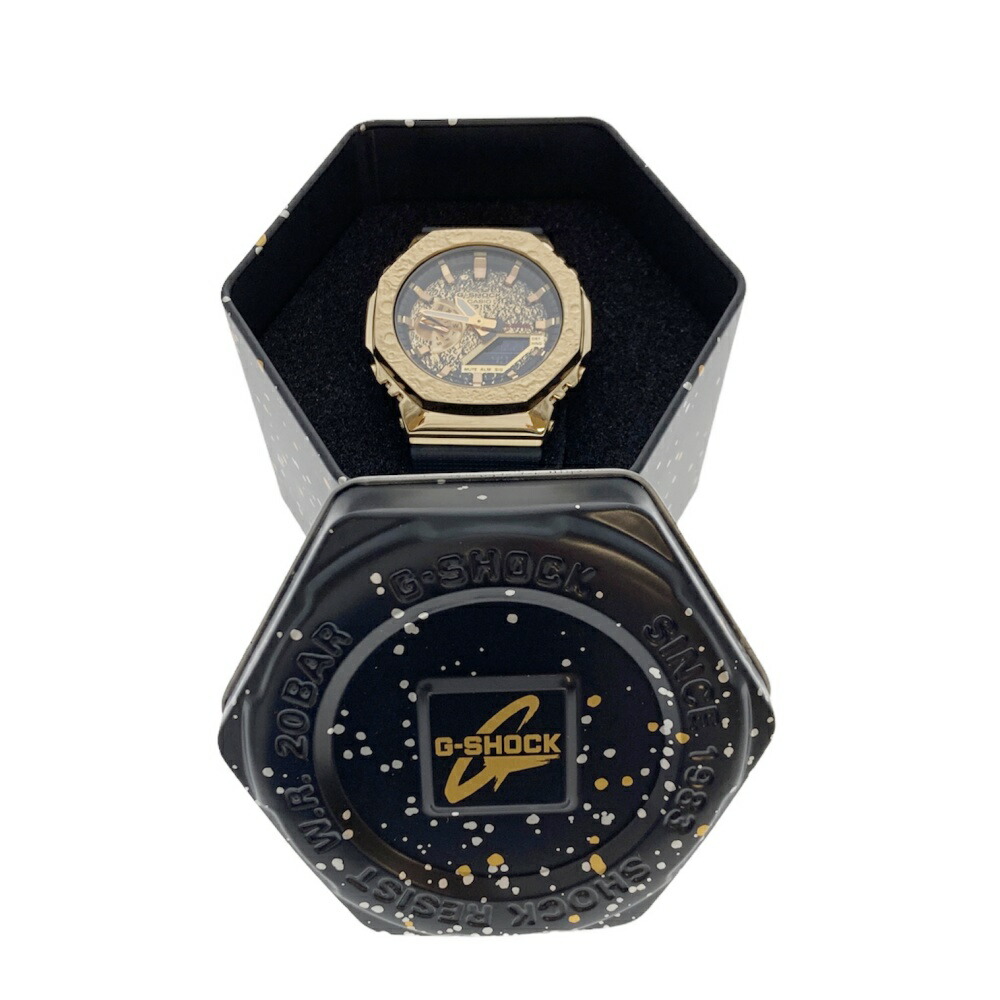 楽天市場】【中古】CASIO カシオ G-SHOCK ジーショック 月面ゴールド
