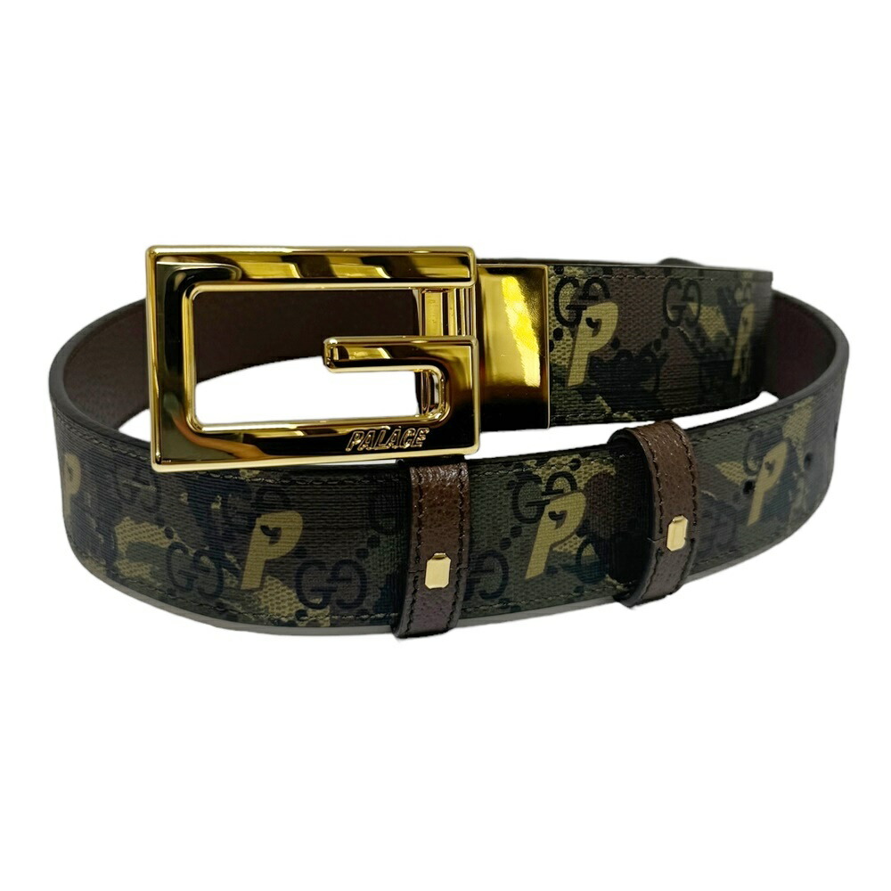楽天市場】GUCCI【グッチ】パレス×グッチ GGスプリームベルト レザー