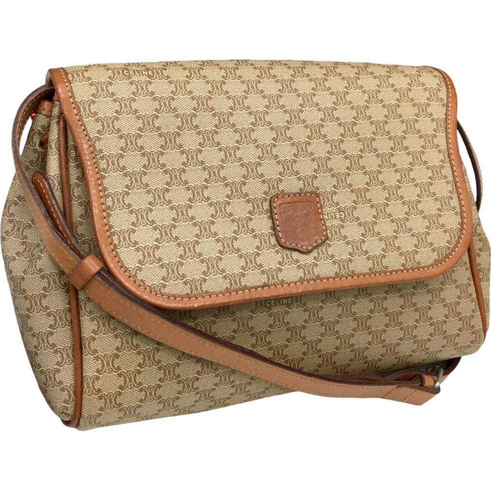 楽天市場】［泉店］ 【良品】 セリーヌ マカダム ショルダーバッグ