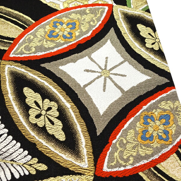 楽天市場】振袖用 袋帯 志都香 仕立て付き 黒 成人式 帯 正絹 新品