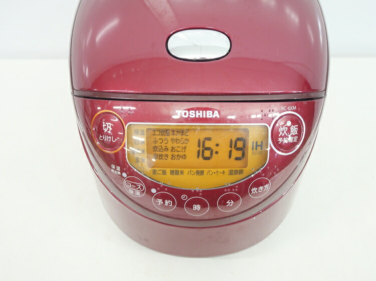 楽天市場】東芝製/2020年式/0.63L ,3.5合/IHジャー炊飯器/RC-6XM