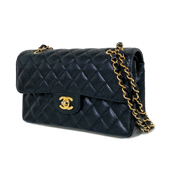 楽天市場】[中古] シャネル キャビアスキン クラシック スモール
