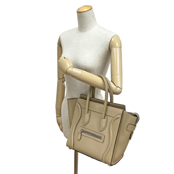 楽天市場】[中古] セリーヌ ラゲージ マイクロ ハンドバッグ トート