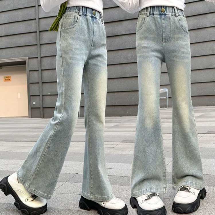 楽天市場】ジーンズ キッズ デニム フレアパンツ 子供服 120 130 140