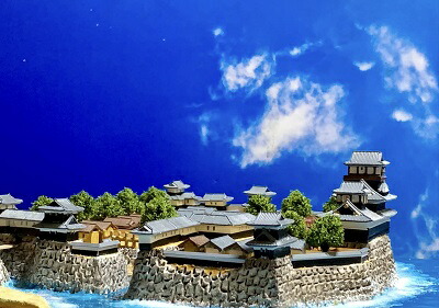 楽天市場】[完成品］坂本城（大津市坂本）ケース付き ミニサイズ 明智