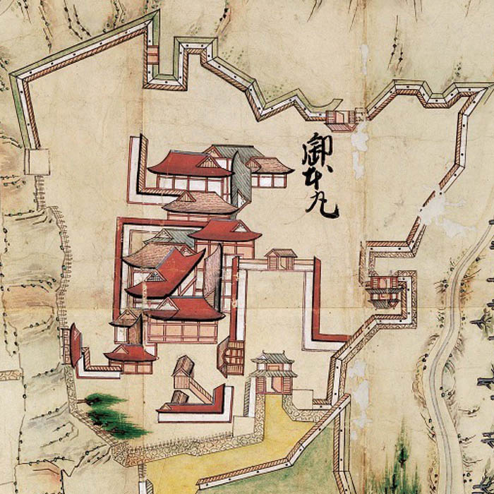 楽天市場】【1664／寛文4年 仙台城下絵図】仙台 宮城 仙台城 青葉城