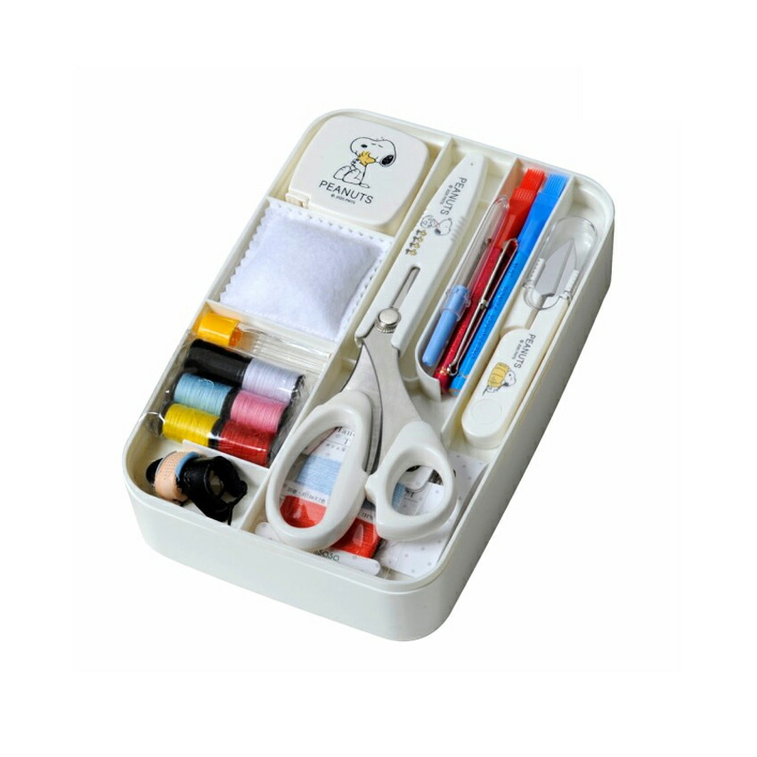 楽天市場】【ZM8559】スヌーピー ソーイングセット 薄型タイプ