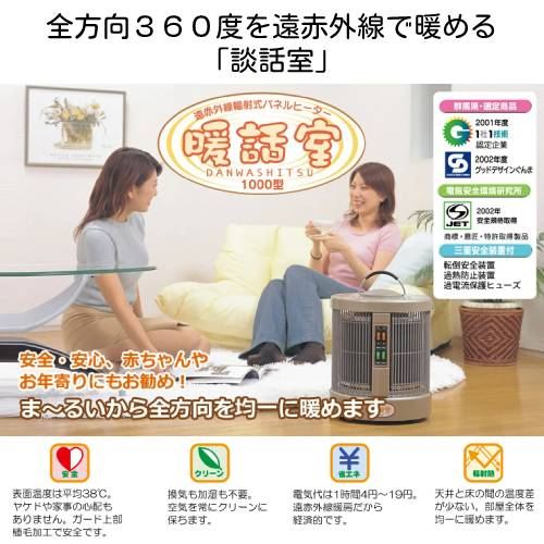 楽天市場】【5,000円相当の冷え対策特典付き】暖話室1000型（6-9畳
