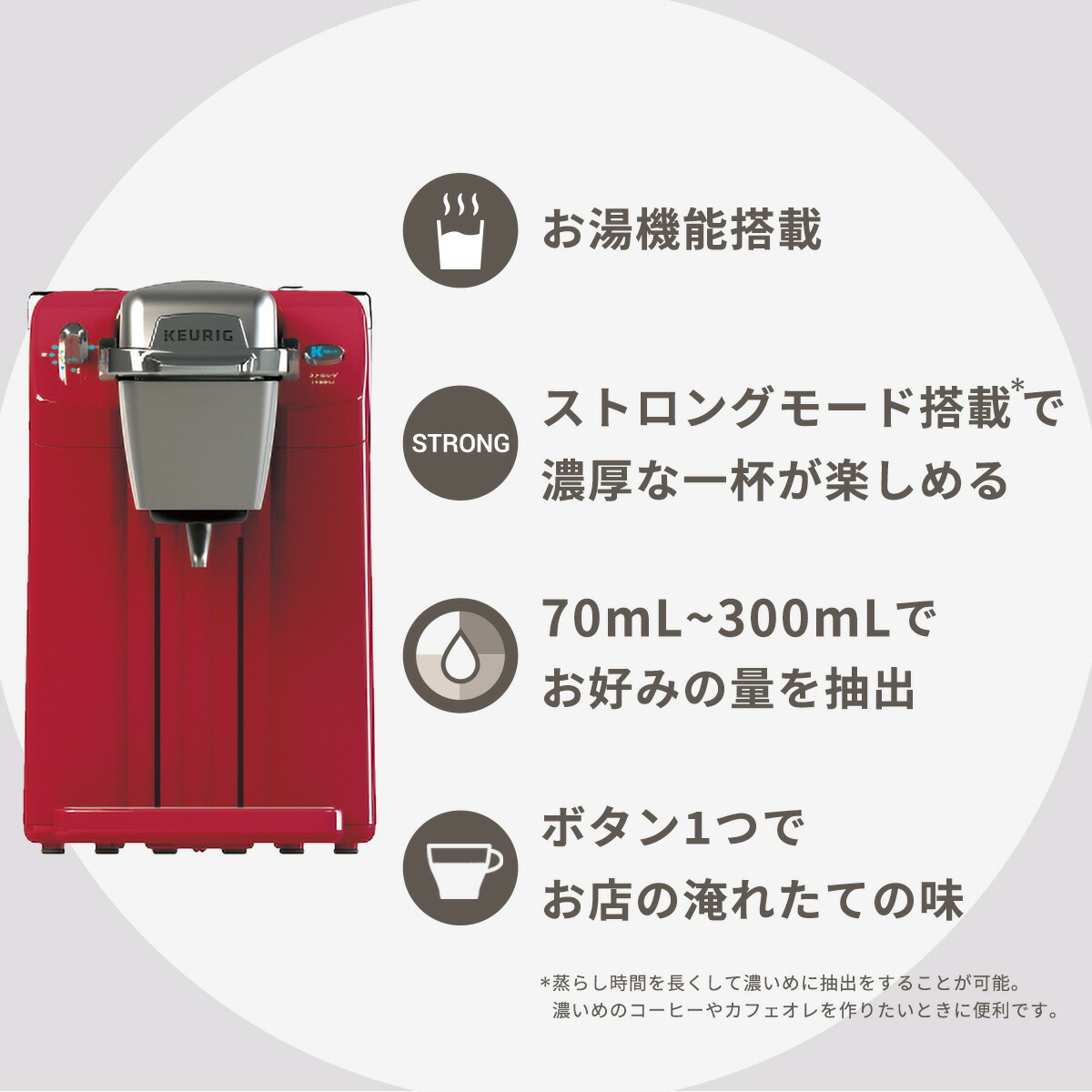 23年製美品】KEURIG キューリグ BS300 モーニングレッド Amazon