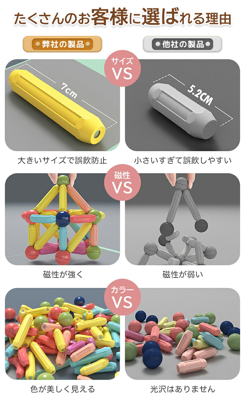 楽天市場】【最大25%OFF】マグネットブロック マグネット ブロック