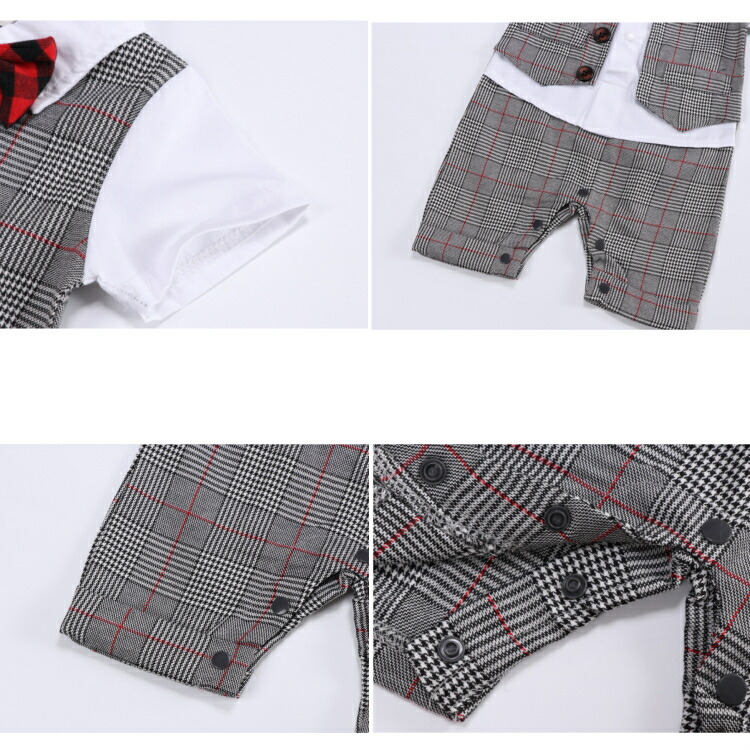 楽天市場】ロンパース ベビー服 半袖 子ども服 男の子 カバーオール