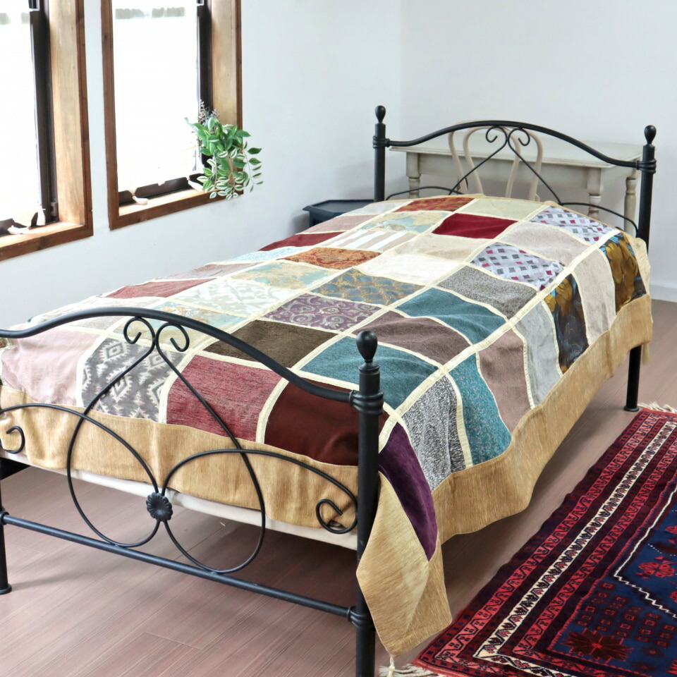 楽天市場】パッチワーク（ベッドカバー・ベッドスプレッド｜寝具カバー