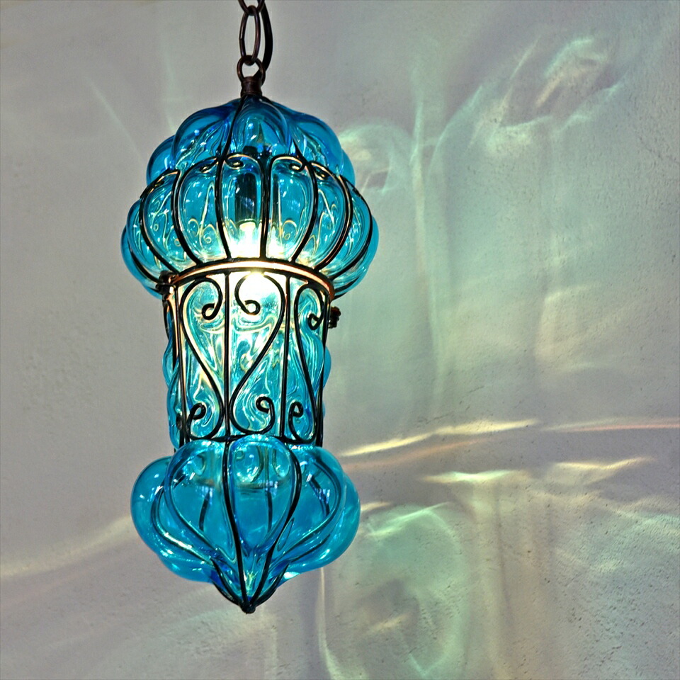 楽天市場】トルコランプ/ガラスペンダントランプ・アイアンワーク
