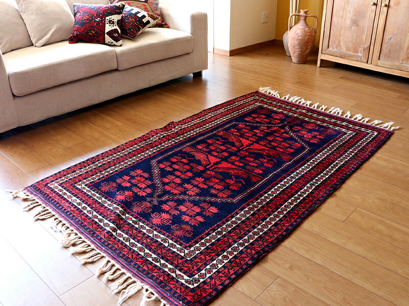 楽天市場】ヤージベディル トルコ絨毯/トライバルラグ 186x112cm