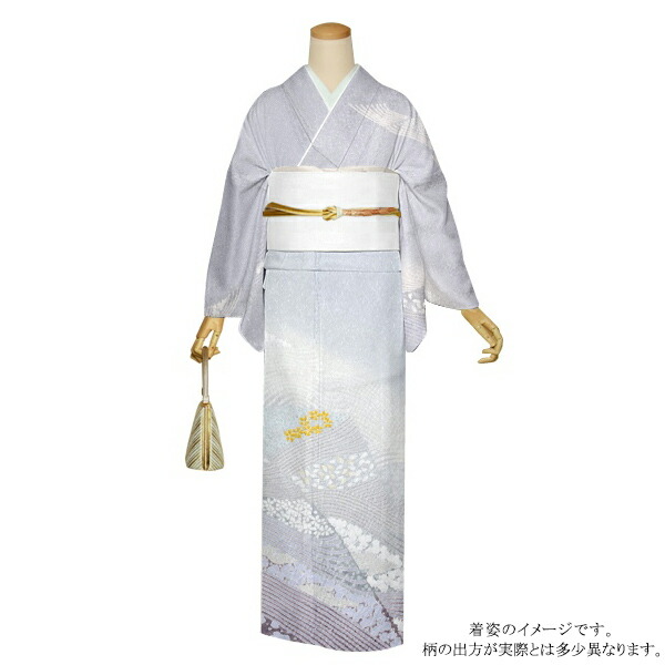 楽天市場】【Prices down2】お仕立て上がり 訪問着単品「白花色 花吹雪