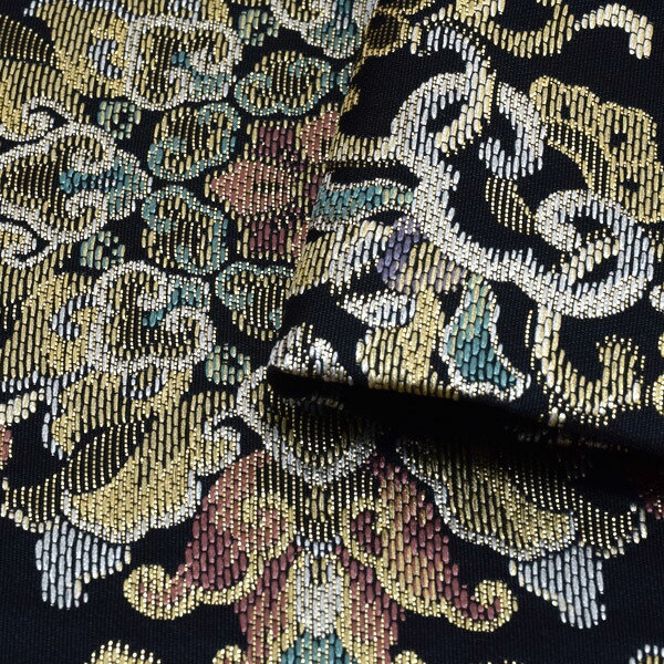 楽天市場】【Prices down4】礼装 袋帯「黒色 宝相華文」未仕立て 正絹