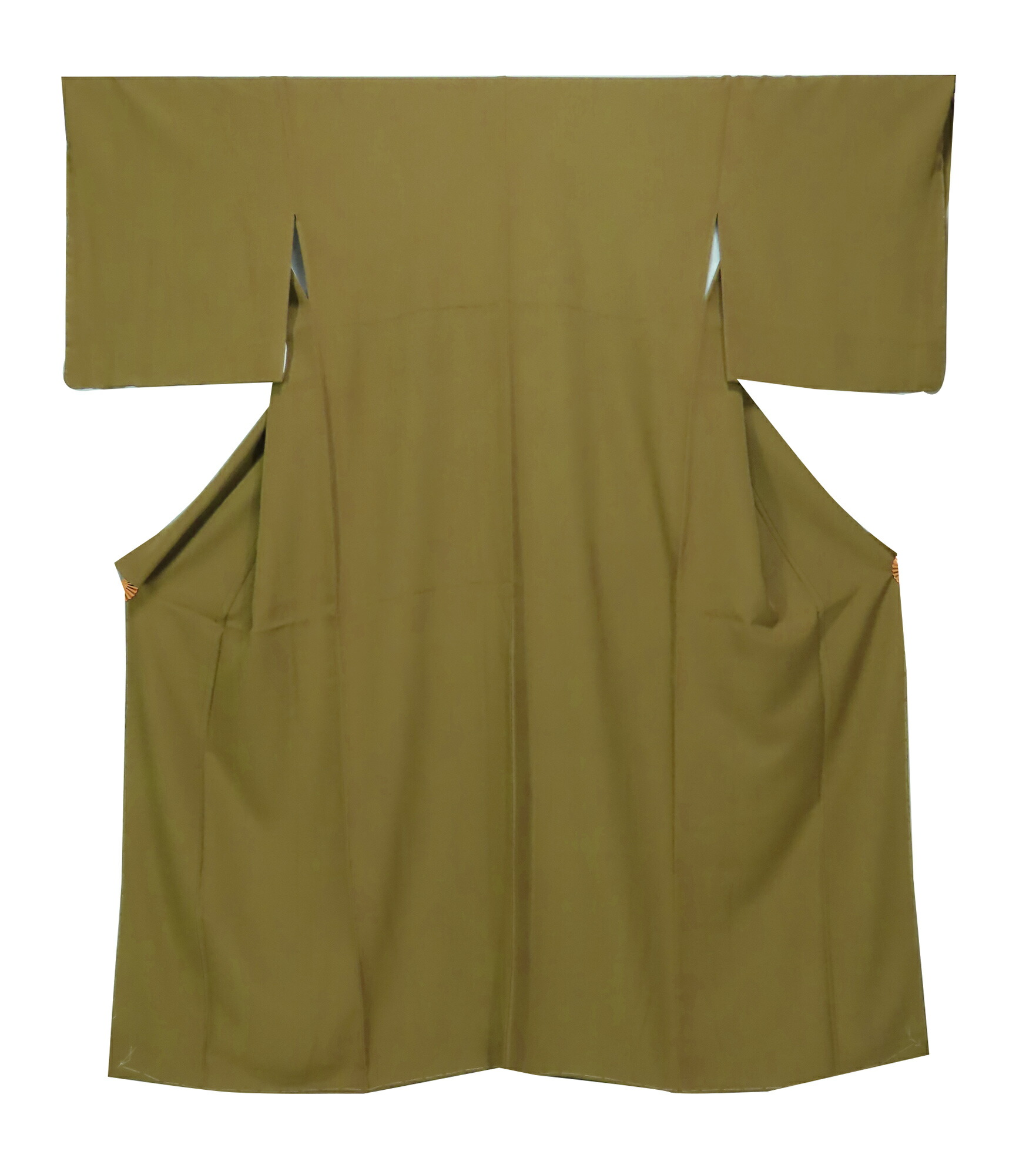 ☆新品 裄70cm 堅牢染 色無地 反物（正絹）未使用＜Gm734＞ 新品