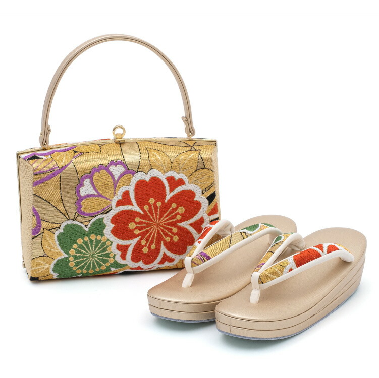 楽天市場】草履バッグセット 成人式 振袖 セット 白梅謹製 Lサイズ
