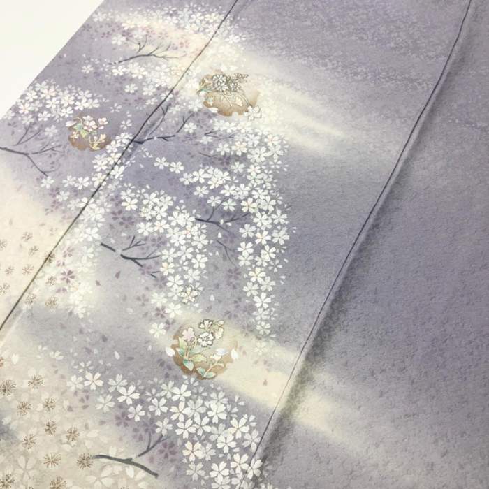 楽天市場】【お得なクーポン配布中】 付下げ 雪輪に美しい桜の花模様