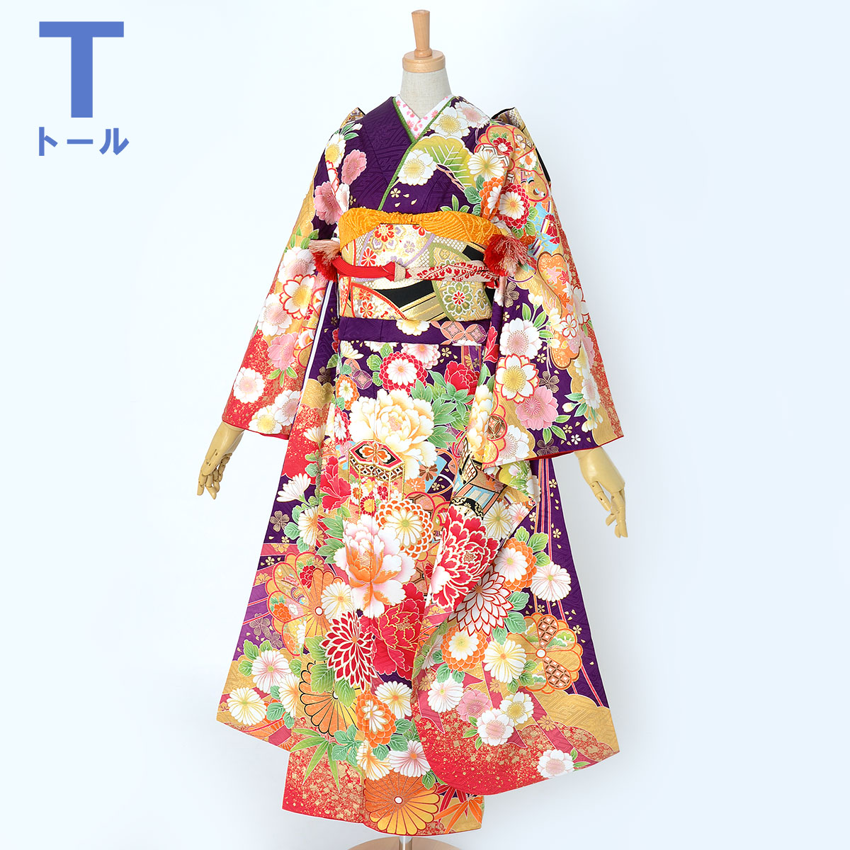 楽天市場】成人式早割クーポン10％オフ【振袖 レンタル】RS1878 正絹