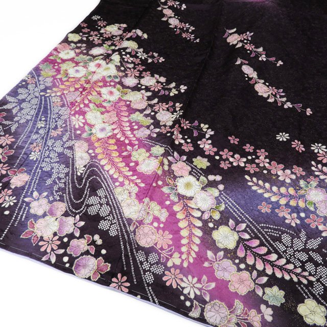 楽天市場】【 未使用 】 特選 訪問着 着物 袷 桐屋 徳永正峰 辻が花