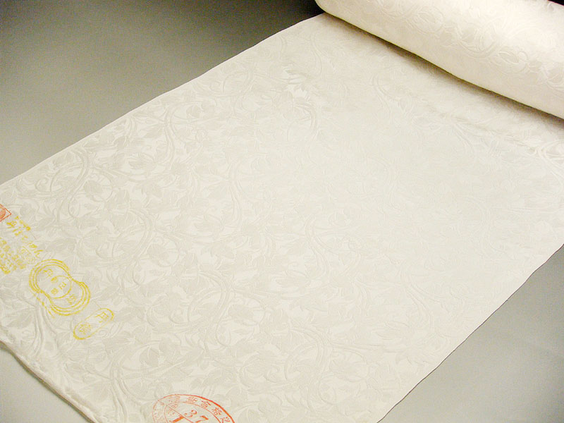 楽天市場】正絹 反物 白 無地の通販