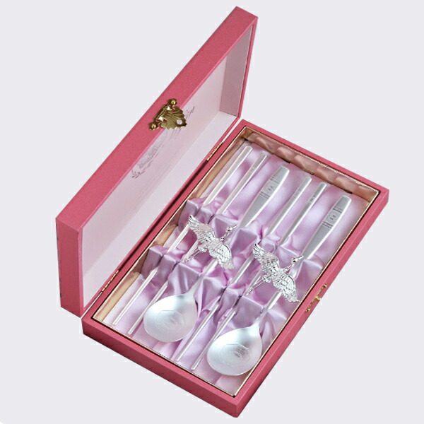 楽天市場】H.JIN 鶴 銀箸スプーンペアセット 鶴 カトラリーセット ツル