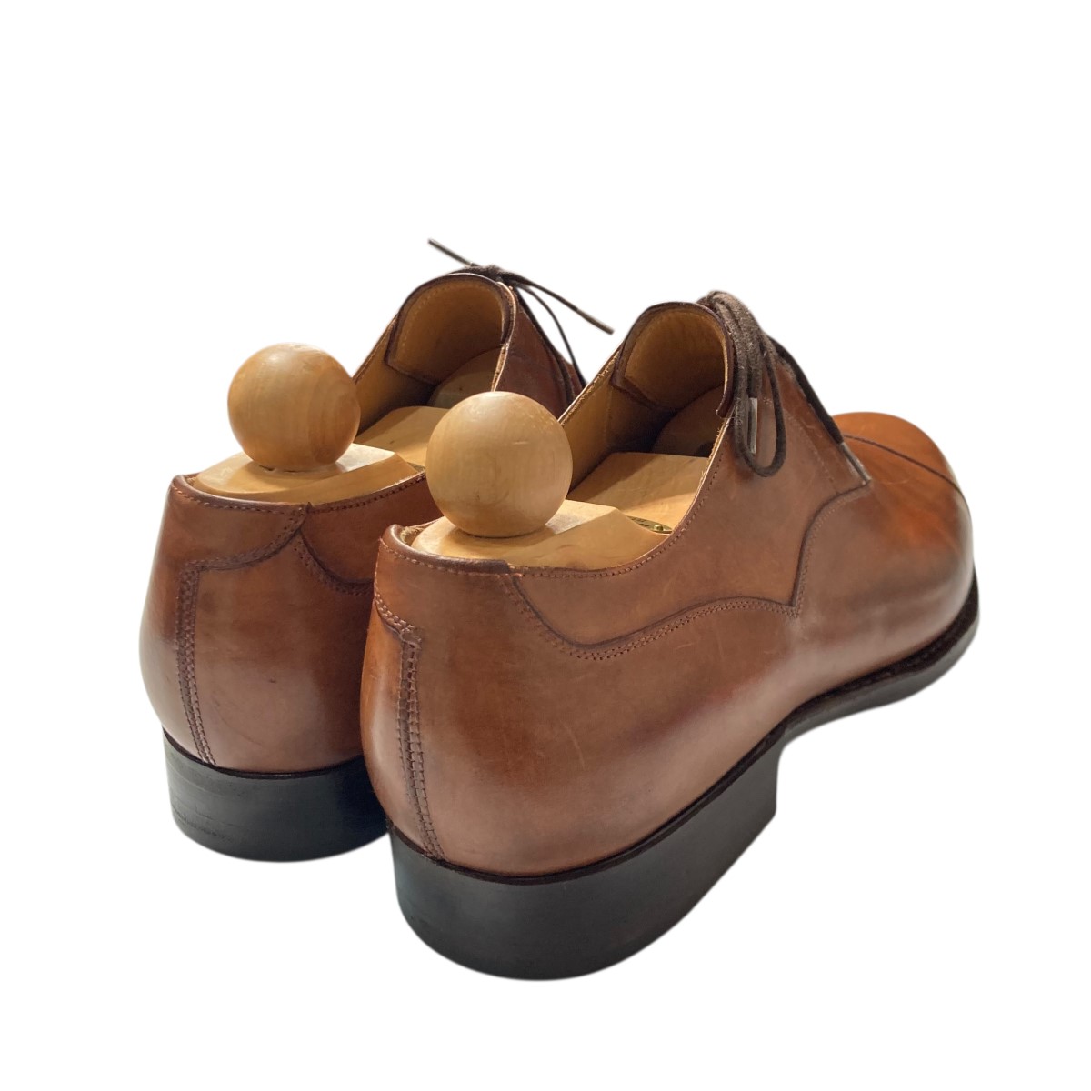 楽天市場】【中古】VASSストレートチップシューズ ブラウン サイズ：9