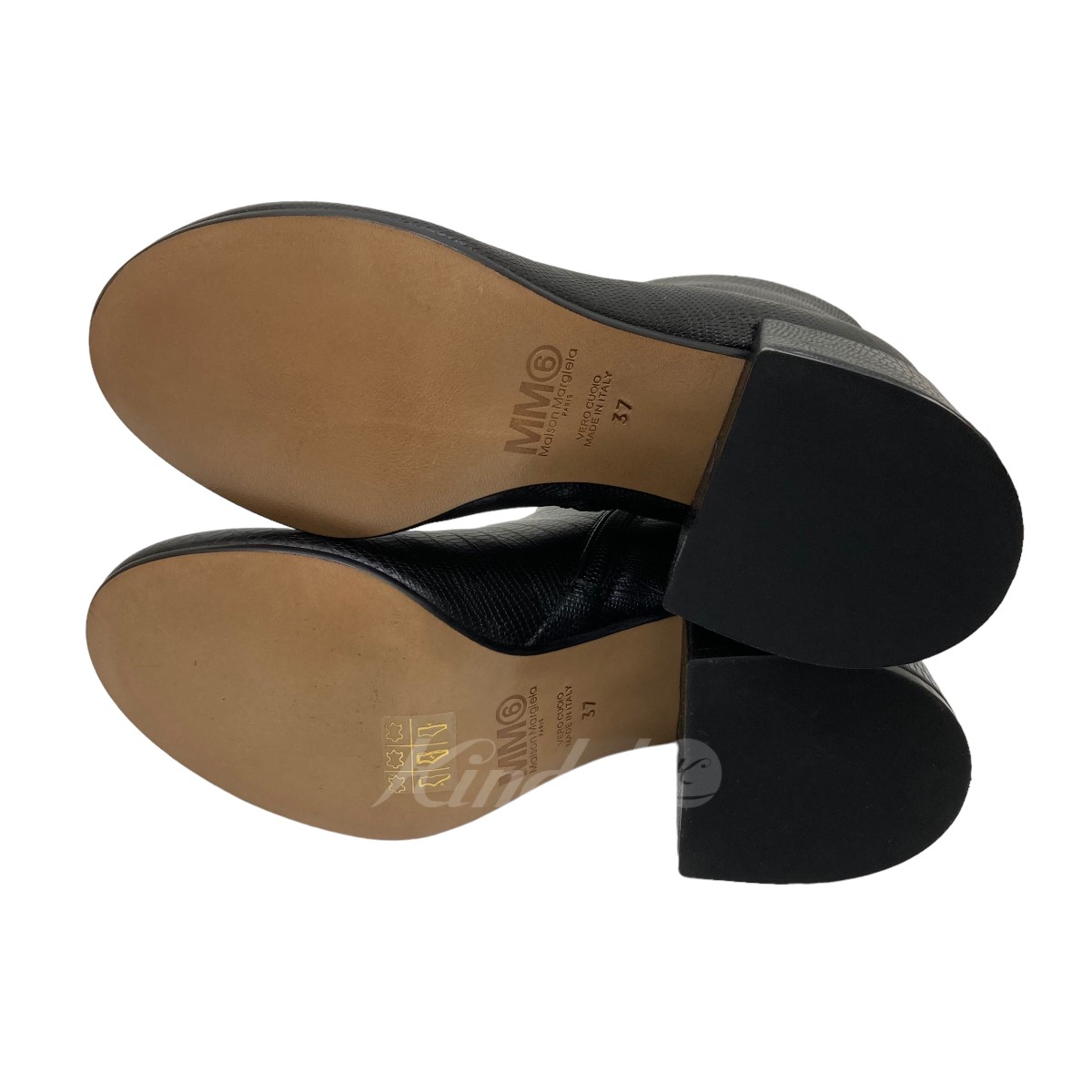 楽天市場】【中古】MM6 Maison Margielaサイドジップブーツ ブラック