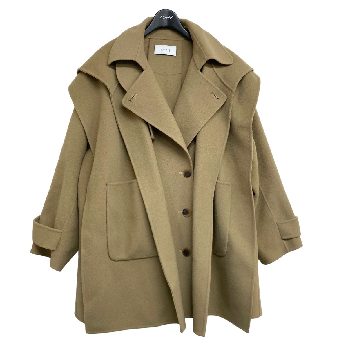 楽天市場】【中古】ETRE TOKYOフーディーリバートレンチコート