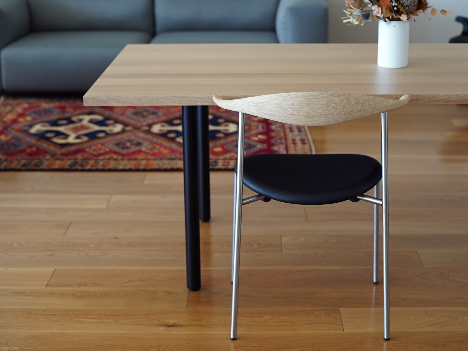 楽天市場】【全2色】CH88P オーク/ソープ仕上げ ステンレス脚 CARL