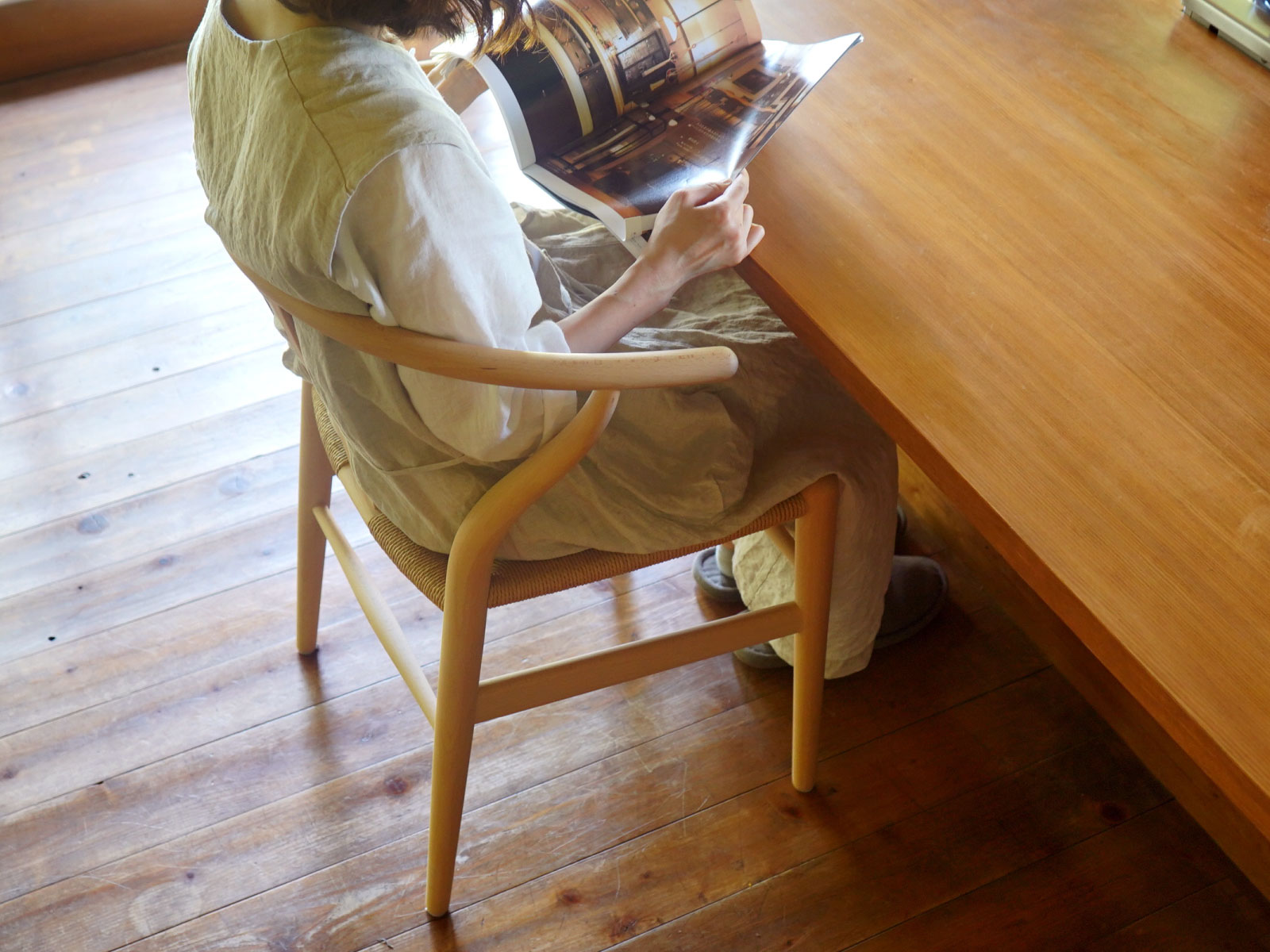 楽天市場】Yチェア CH24 オーク/オイルフィニッシュ 座面高さ43cm CARL