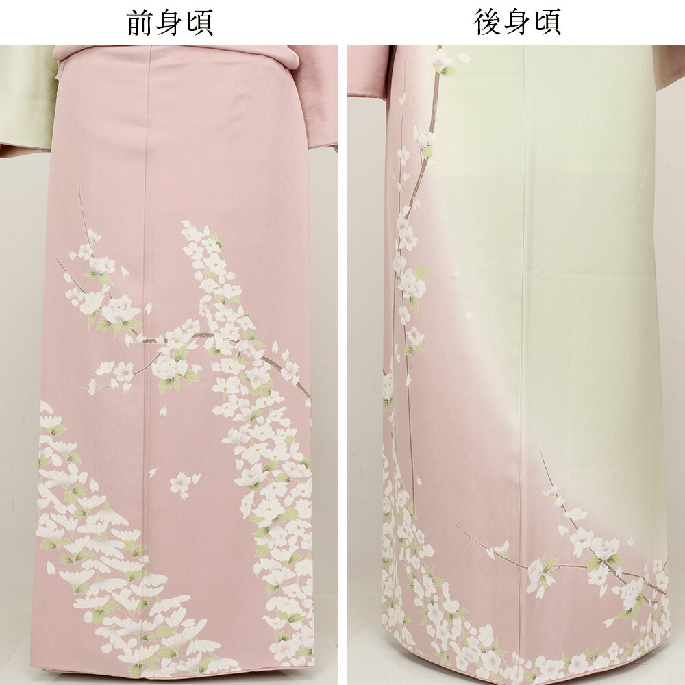 楽天市場】訪問着 レンタル フルセット＜薄紫×枝桜＞往復送料無料 正絹