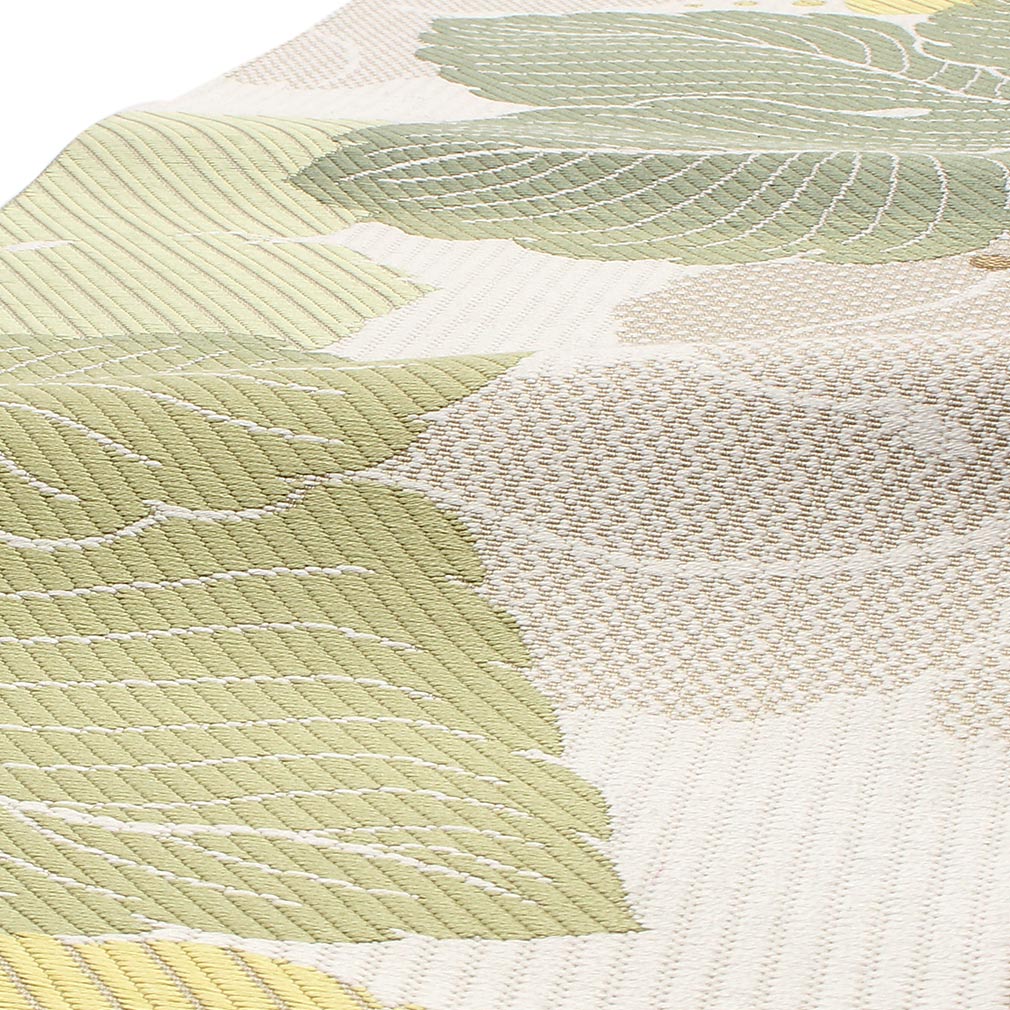 楽天市場】博多帯 半幅帯 本場筑前博多織 未使用 協和織工場 緑 葡萄の