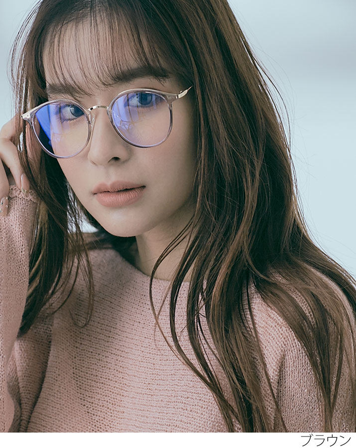 楽天市場】【OUTLET SALE】眼鏡《クリアフレームブルーライトカット