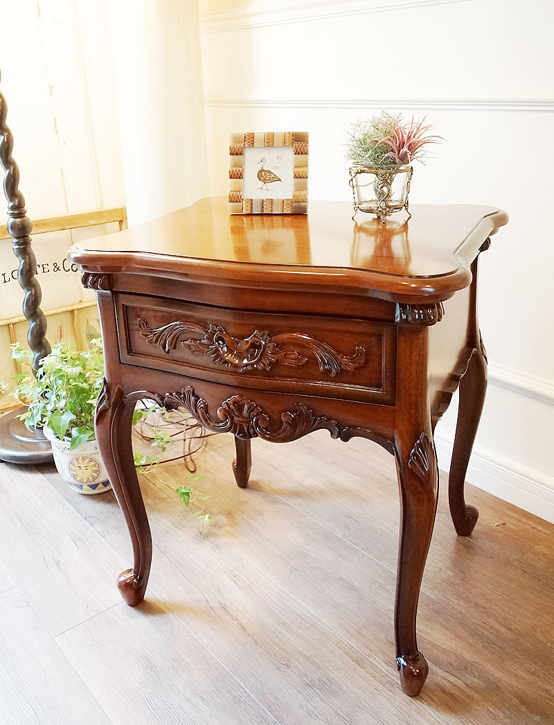 猫脚 コンソールテーブル サイドテーブル サイドチェスト 飾り棚