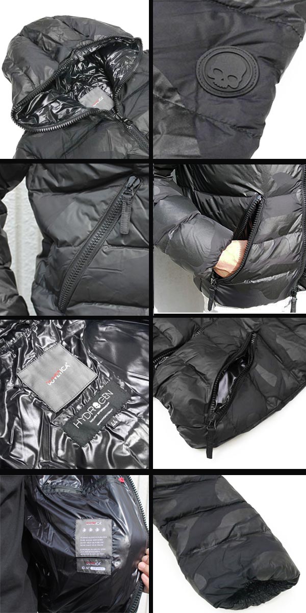楽天市場】ハイドロゲン メンズ ダウンジャケット HYDROGEN ブラック