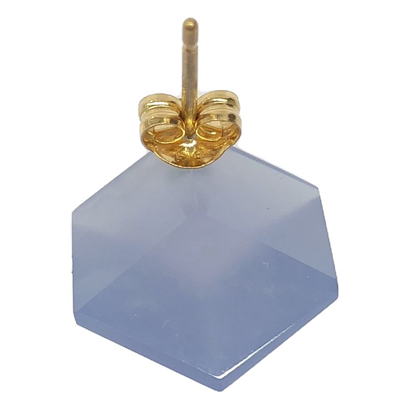 楽天市場】talkative / トーカティブ | ブルーカルセドニー ピアス