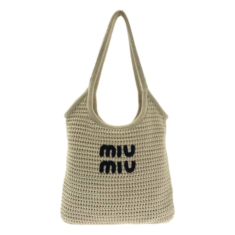 楽天市場】【美品】 miu miu / ミュウミュウ | IVY ラフィア
