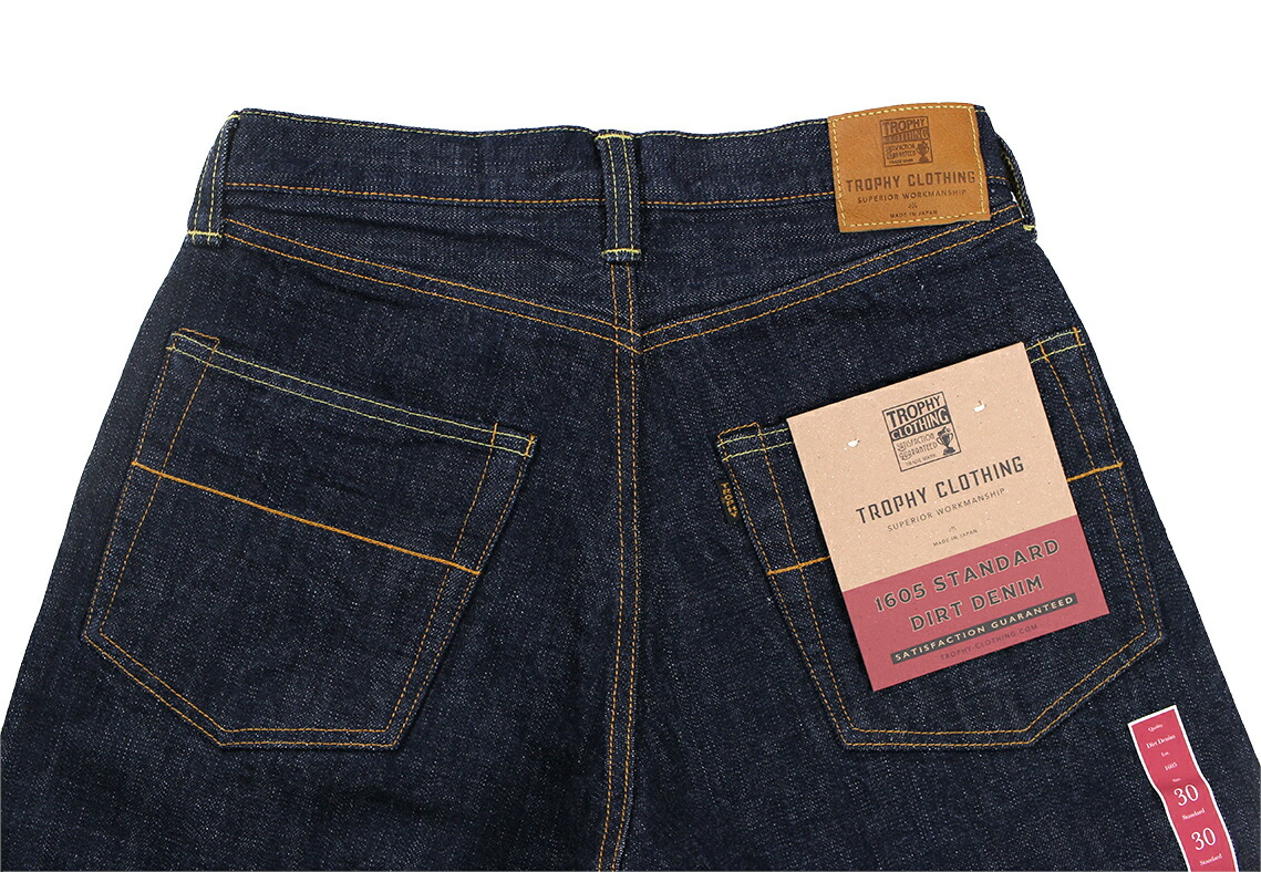 楽天市場】TROPHY CLOTHING [-Lot.1605 Standard Dirt Denim- Indigo w