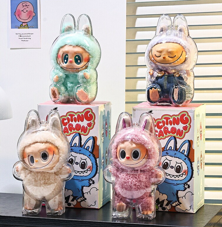 楽天市場】おもちゃ保護ケース LABUBU ラブブ 第1/2/3世代 クリア 透明